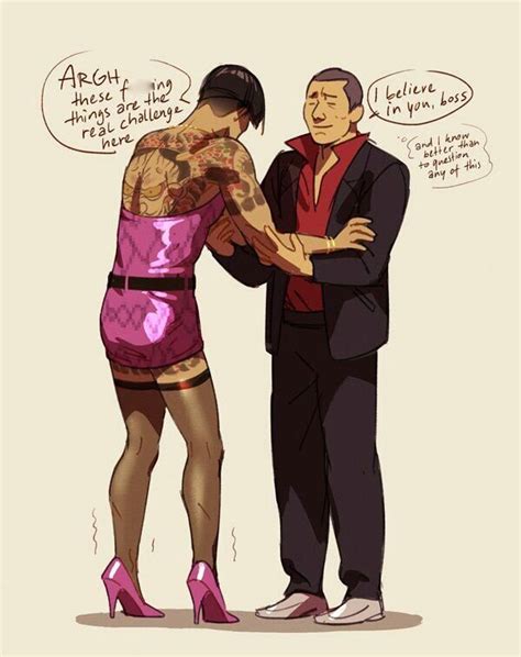 Despite the fact that Kiryu cleared his name by going to prison. . Yakuza rule 34